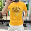 Camiseta de Manga Corta con Cuello Redondo de Gama Alta para Hombre, Nuevo Lujo Accesible de Verano, Camiseta Básica de Media Manga para Hombre Joven, Moderna