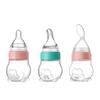 Produtos para Bebês Mamadeira de Silicone Amassável com Escala Alimentador de Medicamentos Mamadeira Antiasfixia para Medicamentos e Água