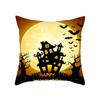 Funda de Almohada Divertida Cross-border Home New Castle Decoración de Halloween Cojín para Silla de Sala de Estar Almohada Impresa