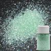 DIY Hecho a Mano Material de Cáñamo Gotas de Pegamento Cristal Polvo Fino Mezclado Brillo Láser Polvo de Brillo Hexagonal Lentejuelas Embotellado Bolsa