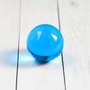 Bola de cristal de color horneado sólido, bola de luz de cristal transparente, adornos de bola de cristal, adornos para el hogar y la oficina, bola de transferencia de cristal al por mayor