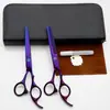 Tijeras Azules de Diamante Personalizadas y Coloridas, Tijeras Profesionales de Peluquería, Tijeras Planas Coloridas de Cola Angulada, Tijeras de Peluquería para Adelgazar Flequillos