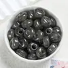14*8 Diamante Flash Prata em Pó Contas de Ábaco com Furo Grande Contas Espaçadoras Resina Contas Soltas Joias DIY Bolsa Artesanal Acessórios para Roupas