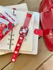 Pulseira de Couro Pintada com Impressão UV Katie Adequada para Apple Watch Iwatch Geração 11 10/987Ultra/Se