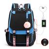 Mochila en blanco superventas transfronteriza estilo coreano tela Oxford gran capacidad mochila escolar para estudiantes sencilla casual que combina con todo