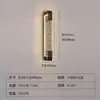 Luminária de parede de cristal de luxo para sala de estar, quarto, escada, corredor, hall, parede externa e iluminação de parede exterior