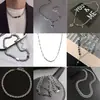 Collar para Hombre Acero de Titanio No se Desvanece Simple Versátil de Gama Alta Collar para Mujer Personalizado Popular Accesorios Venta al por Mayor