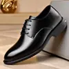 Sapatos de Couro de Luxo Simples e Estilosos para Noivo Sapatos Formais de Negócios Masculinos Online Supermercado Bico Fino Cadarço Sapatos para Terno