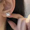 2026 Nuevos Pendientes de Plata Transfronterizos Más Vendidos con Incrustaciones de Diamantes Moissanita para Mujer Pendientes Estilo Ins Fuente de Transmisión en Vivo Venta al por Mayor