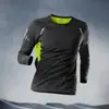Comércio Transfronteiriço Mais Vendido Camiseta Masculina de Manga Longa para Esportes ao Ar Livre, Secagem Rápida, Camada Base Solta de Outono, Respirável e Leve