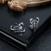 Brincos de Escorpião da Moda Mais Vendidos para Homens, Moda Retrô, Acessórios de Animal Hip-Hop Únicos e Exagerados, Brincos Masculinos