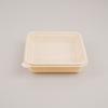Caixa de Almoço Descartável Biodegradável de Amido de Milho Ecológica com Tampa, Caixa Quadrada para Embalagem de Levar de Grau Alimentício, Micro-ondas