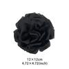 Flor grande de tela francesa retro para colgar, ramillete para el cabello, accesorios para ropa, zapatos, sombreros y bolsos, 12 cm