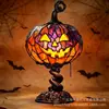 Lâmpada de Mesa Luminosa de Fantasma, Morcego e Abóbora de Halloween Transfronteiriça, Artesanato em Resina, Ornamento Criativo para Decoração de Casa