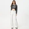 Naranja Infantil # Color Sólido Temperamento Chica Atrevida Jeans Acampanados Forrados de Felpa para Mujer Cintura Alta Corte Delgado Elásticos Versátiles Pantalones de Campana