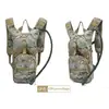 Mochila táctica para fans militares del fabricante con bolsa de agua, gran capacidad, con forro, 3L, para senderismo al aire libre, montañismo, camuflaje, mochila con bolsa de agua