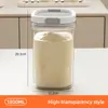 Contenedor de Leche en Polvo de Grado Alimenticio para el Hogar, Envase Sellado a Prueba de Luz, Caja Portátil de Leche en Polvo para Viajes, Caja de Almacenamiento de Gran Capacidad