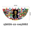 Banderas Abanico Transfronterizas de Varios Países 2026 Copa Mundial USA-Canadá-México Escenario de Banderas Nacionales Decoración de Merchandising para Aficionados