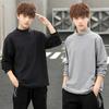 Ropa Infantil para Niños Gorditos Niños Plus Gorditos Plus Terciopelo Cuello Medio Alto Camiseta Base Otoño e Invierno Ropa Interior para Niños Medianos y Grandes Top de una Pieza