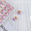 Explosiones de Celebridad de Internet K9 Caramelo de Roca Diamante Arte de Uñas Diamantes Adornos Vidrio Alto Cristal Fondo Puntiagudo Diamante Rectangular Diamante de Azúcar Adornos para Arte de Uñas