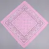 Suministro directo de fábrica transfronterizo poliéster paisley flor de anacardo cuadrado mágico exterior equitación hip-hop pañuelo para la cabeza