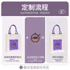 Fábrica de Guangdong Bolso de Lona Bolso de Lona Personalizado con Bolsillo Exterior Bolso de Mano Elegante Escuela Empresa Logotipo Impreso Personalizado