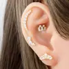 Aleación de Titanio F136 Cruz Marqués Forma de V Serpiente Corona de 0.9 Dientes Rosca Interna Labio Clavo Pendientes Joyería para Piercing