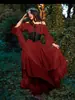 Vestido Longo Europeu e Americano Transfronteiriço Medieval de Halloween de Um Ombro Estilo Palácio Retrô para Mulheres com Babados Irregulares