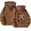 Sudadera con capucha de marca de moda Diseño X Estampado de letras Sudadera sin capucha Sudadera con capucha y media cremallera de tigre Chaqueta americana