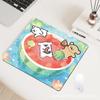 Line filhote tamanho pequeno mouse pad alto valor antiderrapante borda travada fofo tapete de mesa espessado resistente a manchas desenho animado teclado pad