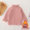 Camiseta Térmica Infantil 2025 Outono e Inverno Nova Estilosa para Meninos e Meninas, Forrada com Lã e Espessada, Moletom de Lã Austríaca, Roupa Infantil da Moda