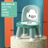 Silla para Niños Pequeños con Respaldo, Silla de Comedor Infantil, Taburete para Ir al Baño, Silla para Comer Bebé, Taburete Doméstico Antideslizante, Dibujos Animados