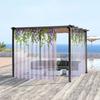 1 pieza nueva mosquitera con patrón de flores impresión digital 3D directo de fábrica decoración dormitorio sala de estar mosquitera con barra para colgar