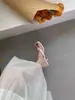 Sandálias Simples de Salto Alto Chinelos de Verão com Tira entre os Dedos Fada Roupas Externas 2026 Sandálias Sapatos de Bico Francês Novos