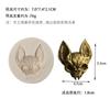 Molde de Silicona Decorativo de Cabeza de Gato para Halloween DIY Adornos de Aromaterapia Gato Diablo Molde para Caramelo Flip Molde para Gotas de Chocolate