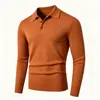 Comercio Electrónico Transfronterizo Novedades Otoño/Invierno Suéter de Punto con Decoración de Botones y Solapa para Hombre Prenda Base