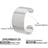 Pulsera Ancha de Diseño Amazon Fashion, Simple y Única, Banda para el Brazo Audaz y Versátil, Acero Inoxidable Chapado en Oro de 18 Quilates