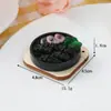 Chaveiro de Comida Simulada Teppanyaki Brinquedo de Comida Japonesa Pingente de Sopa Sopa de Miso Sopa de Costela de Porco Pingente Divertido de Comida