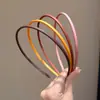 Súper Versátil ~ Diadema Coreana con Textura Mate, Color Caramelo, Diadema Ultra Fina con Dientes, Pasador Antideslizante, Accesorio Simple para el Cabello para Mujeres