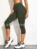 Venta Caliente Transfronteriza Ropa de Yoga Fitness para Mujer Estilo Europeo y Americano Mallas Deportivas Pantalones Cortos para Mujer con Bolsillo Cruzado Venta al por Mayor