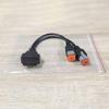 Adaptador OBD para Harley Davidson Moto 6, cable de conexión Harley de 4 pines 2 en 1