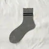 Calcetines de media pantorrilla para mujer con lazo, estilo ballet blanco de primavera, ribete de encaje, suaves y versátiles, calcetines casuales de algodón, modernos