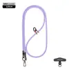 Lanyard Popular para Teléfono Móvil de Muñeca 6mm Fuerte para Colgar en el Cuello Cruzado Ajustable Exterior Montañismo Cuerda Trenzada Anti-Pérdida Color Pistola