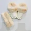 Forro de Zapatos de Cueva Puff con Forro de Lana Felpa Cálido Cubierta de Algodón Invierno Otoño e Invierno Engrosado Desmontable Forro de Algodón