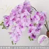 Flores Artificiais Coloridas Estilo Monet Flores Falsas Atacado Verde Roxo Arranjo de Casamento Cenário Decoração de Paisagismo