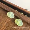 Colgante de Loto de Jade, Colgante de Loto de Jade para Clavícula, Se Puede Usar como Cadena para Teléfono Móvil, Colgante para Bolso, Cuerda para Mano, Pasador de Pelo, Accesorios, Jade Auténtico