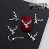 Joias para Nail Art de Natal Atacado Liga de Ouro e Prata Floco de Neve Sino Árvore de Natal Acessórios Decoração de Unha Usável Diamantes
