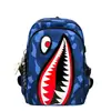 Nueva Moda Camuflaje Tiburón Gran Capacidad Estudiante Mochila Escolar Gran Capacidad Ligera Casual Mochila de Viaje