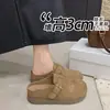 Sandalias de Plataforma Retro tipo Birkenstock con Bordado de Fuegos Artificiales para Mujer, Nuevos Zapatos Perezosos Estilo Coreano Otoño 2026
