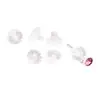 Protetor auricular não é fácil de causar alergia para evitar quedas super apertado universal de alta qualidade feixe de ouvido plug de brinco transparente plug de ouvido cogumelo de plástico